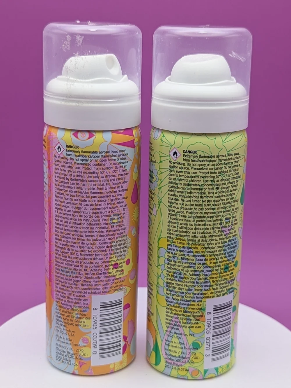 amika Travel Size Perk Up Dry Shampoo & Un.Done Text Spray Used but Good
